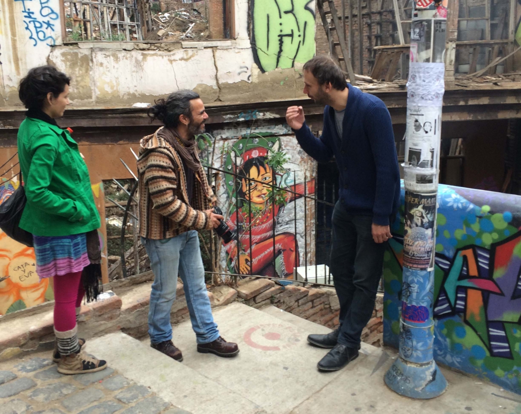 The filmmaker couple Diego Marín Verdugo and Daniela More, the mathematician Nicolas Libedinsky